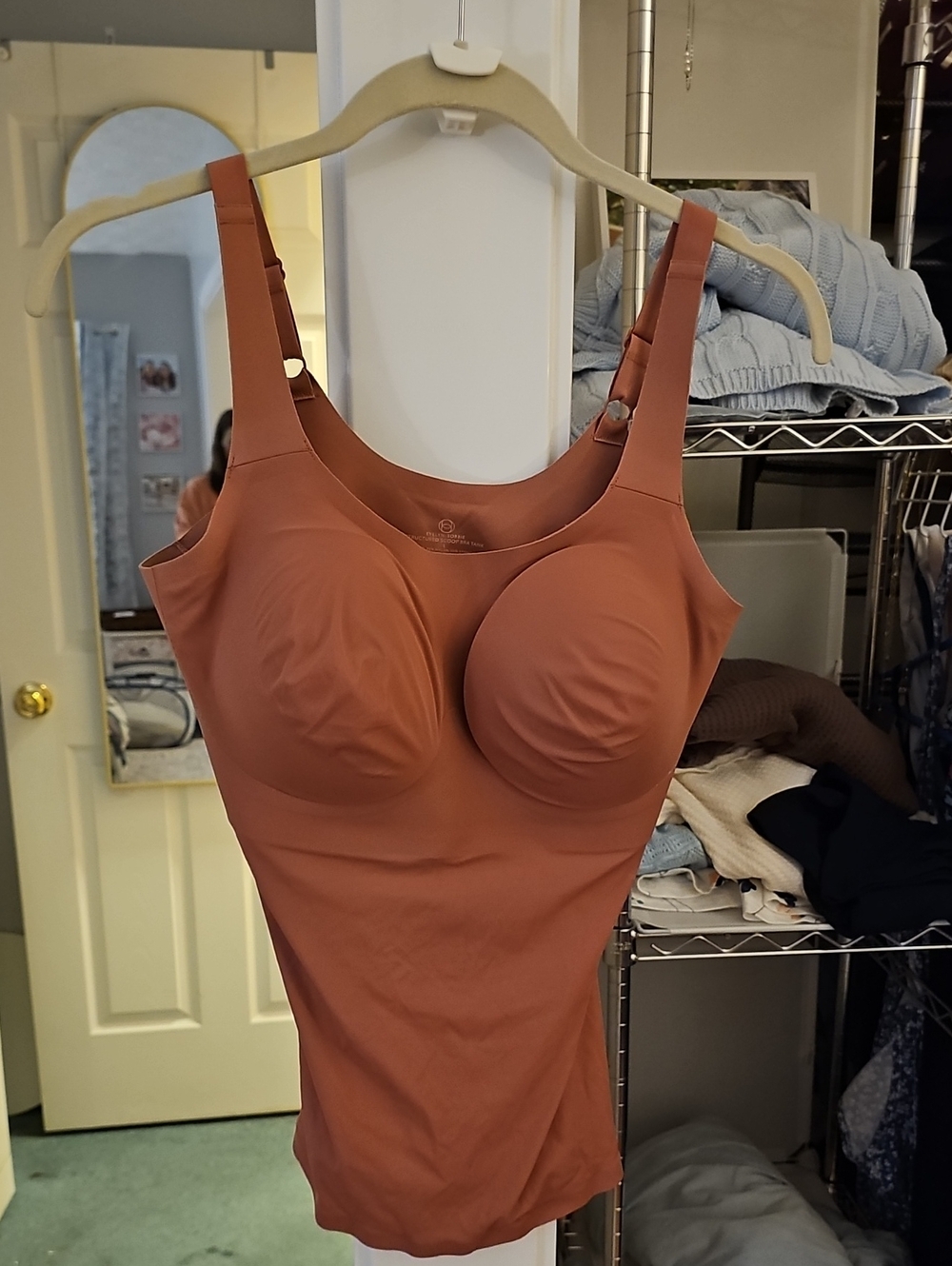Smooth Shaping Camisole in Rust - Womens Intimates & Sleepwear